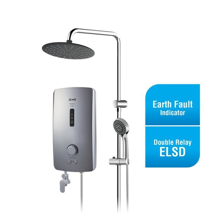 Alpha IM - 9EP PLUS R/S MISTY SILVER (M - G11) Home Shower Rain Shower ELSD A. Test With AC Pump Misty Silver | TBM Online