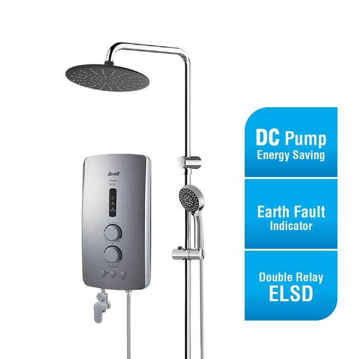 Alpha IM - 9I PLUS R/S MISTY SILVER (M - G11) Home Shower Rain Shower ELSD A. Test DC Pump Misty Silver | TBM Online