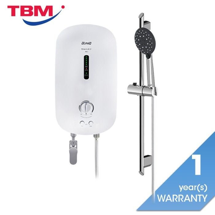 Alpha SMART 18E IVORY WHITE (M - G11) Home Shower ELCB Auto Test* | TBM Online