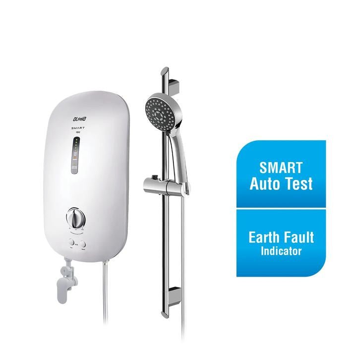 Alpha SMART 18E IVORY WHITE (M - G11) Home Shower ELCB Auto Test* | TBM Online