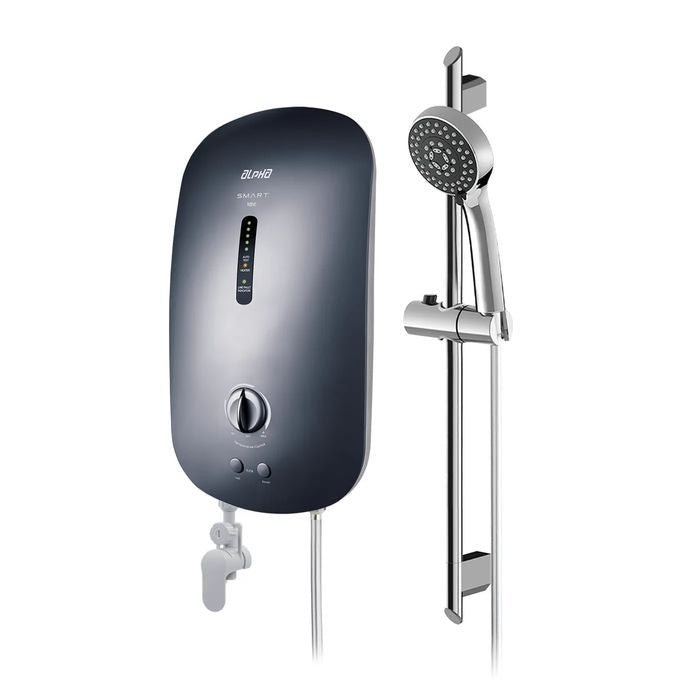 Alpha SMART 18E METAL BLACK (M - G11) Home Shower ELCB Auto Test* | TBM Online