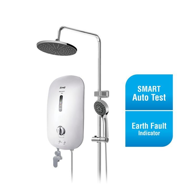 Alpha SMART 18E PLUS R/S WHITE (M - G11) Home Shower Rainshower ELCB Auto Test Ivory White | TBM Online