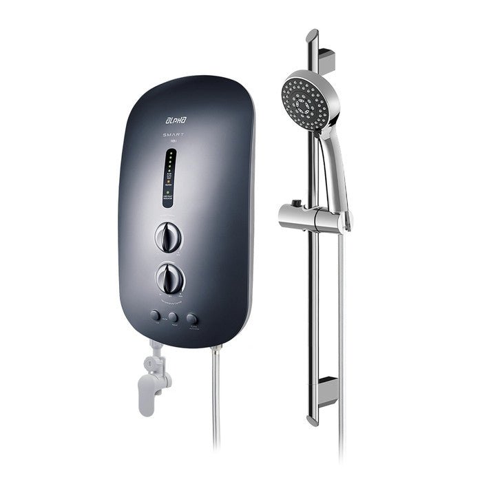 Alpha SMART 18I METAL BLACK (M - G11) Home Shower ELCB A. Test DC Pump Black | TBM Online