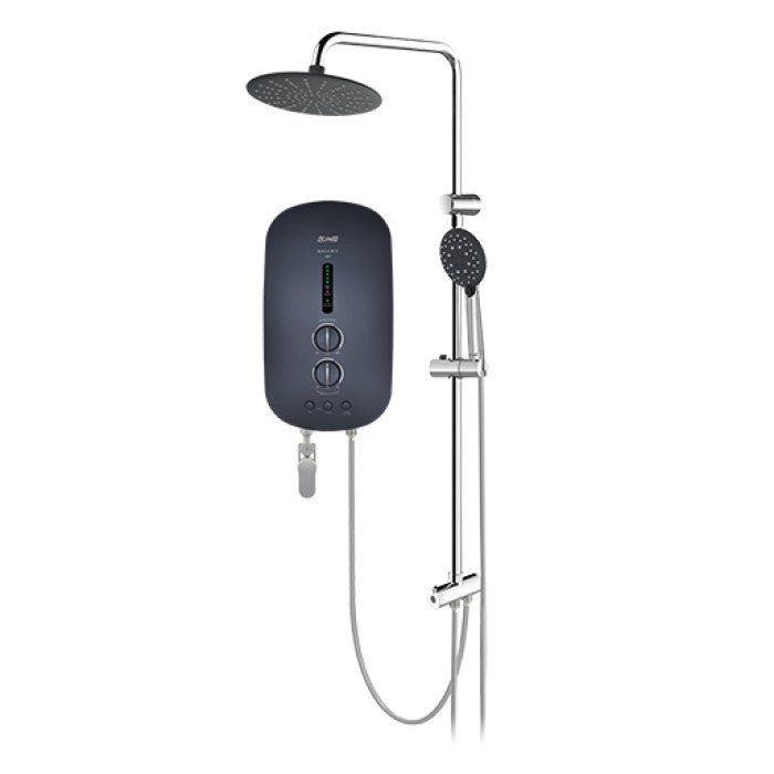 Alpha SMART 18I PLUS R/S METAL BLACK (M - G11) Home Shower Rain Shower ELCB A. Test DC Pump Metal Black | TBM Online