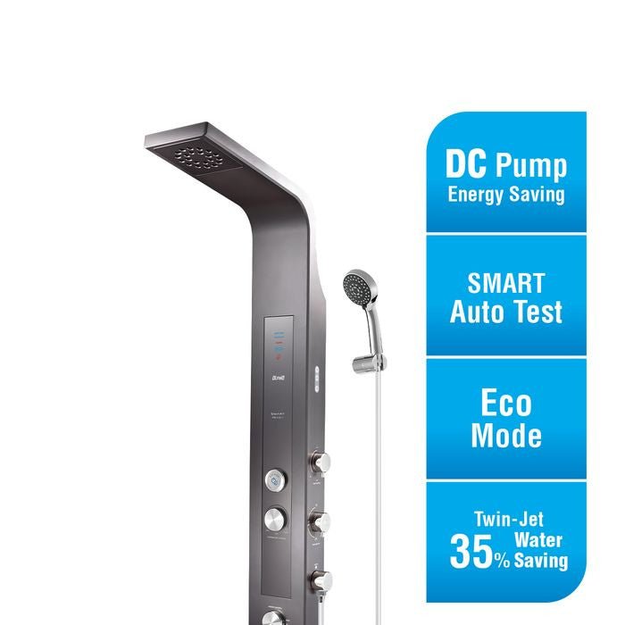 Alpha SMART REVO - I MOCHA (G - 11) Home Shower Rainshower With DC Pump Mocha | TBM Online