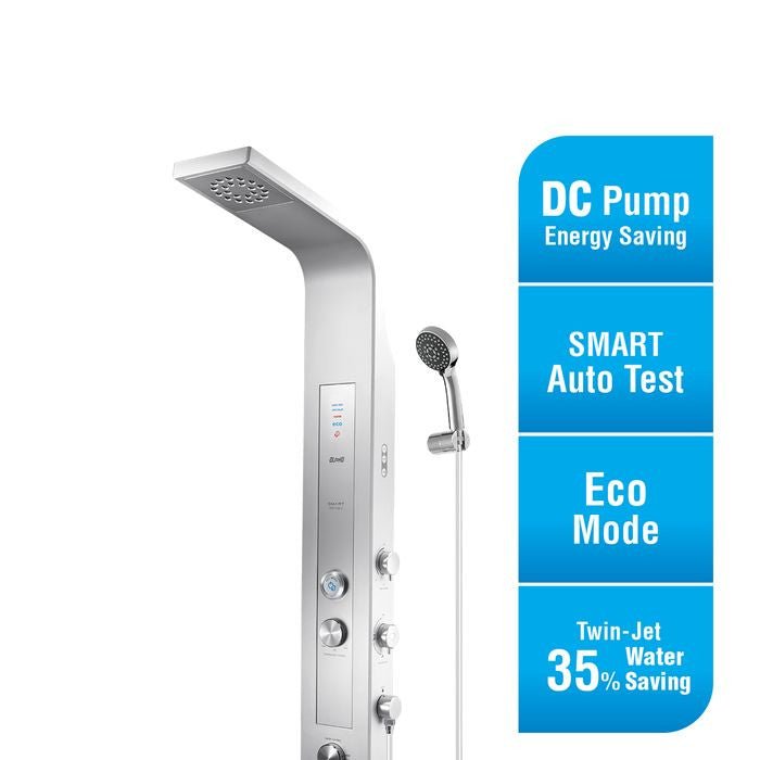 Alpha SMART REVO - I SATIN (G - 11) Home Shower Rain Shower With Dc Pump Satin | TBM Online