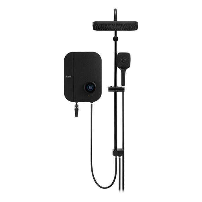 Alpha WES7 - I DIGITAL RAINSHOWER BLACK CANVAS Home Shower RainShower Black Canvas | TBM Online