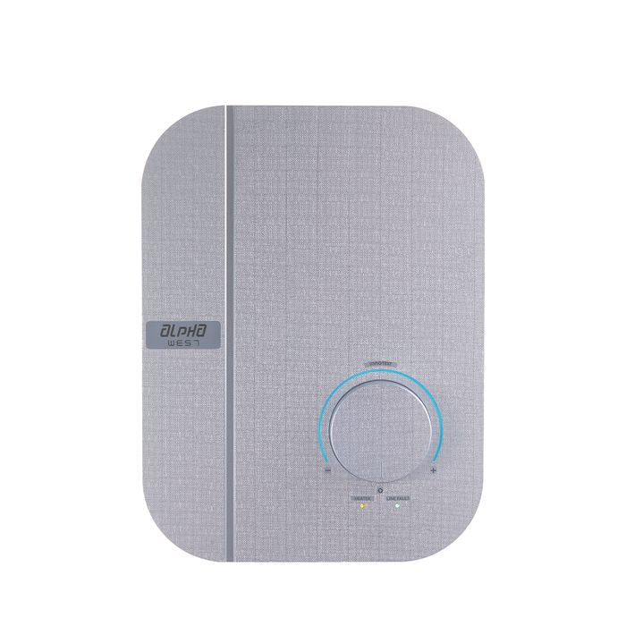 Alpha WES7 - I NEON BLUE LINEN 4.5kW Home Shower Blue Linen | TBM Online