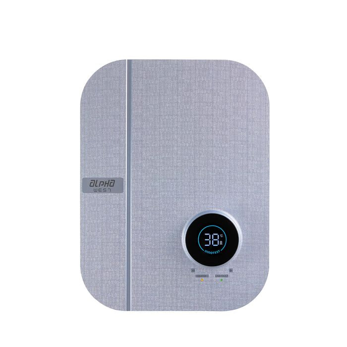 Alpha WES7 - I NEON RAINSHOWER BLUE LINEN 4.5kW Home Shower RainShower Blue Linen | TBM Online