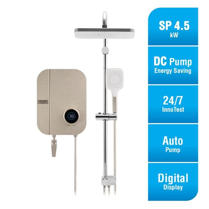 Alpha WES7 - I NEON RAINSHOWER GOLD COTTON Home Shower RainShower Gold Cotton | TBM Online