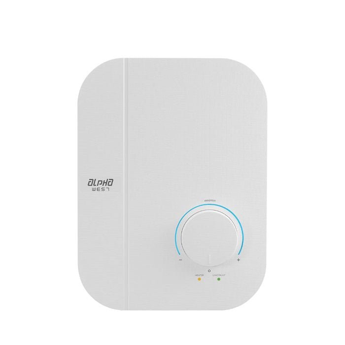 Alpha WES7 - I NEON WHITE CHIFFON 4.5kW Home Shower White Chiffon | TBM Online