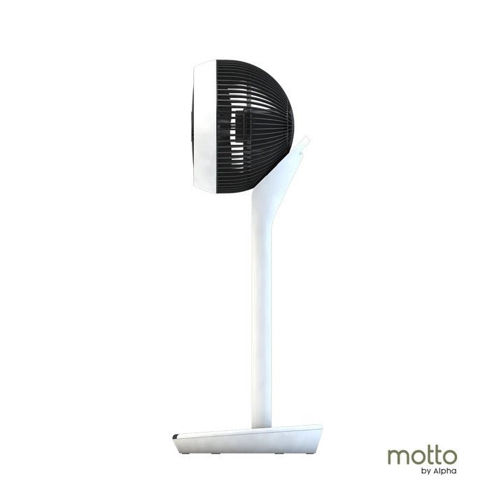 Alpha MOTTO SF 360/9-DC BK+WH Motto Stand Fan 360 9" DC Motor Black + White | TBM Online