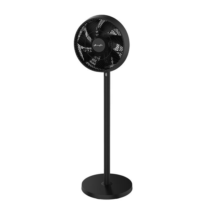 Alpha MOTTO SF B21/12 MATT BLACK Motto Stand Fan 12" 3 Speeds Matt Black | TBM Online