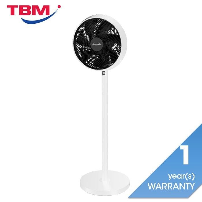 Alpha MOTTO SF B22/14 WHITE BLACK Stand Fan 14 Inch DC Motor White Black | TBM Online