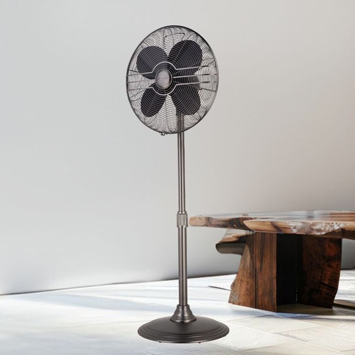 Alpha MOTTO SF H16 COPPER Motto Stand Fan 16" AC Motor Antique Copper | TBM Online