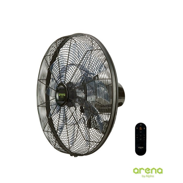 Alpha AWF 1060/18 - DC BLACK Wall Fan Arena DC 18 Blades 18" Black | TBM Online