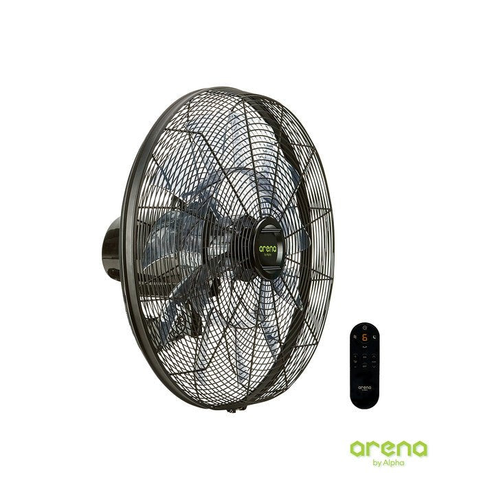 Alpha AWF 1060/18 - DC BLACK Wall Fan Arena DC 18 Blades 18" Black | TBM Online