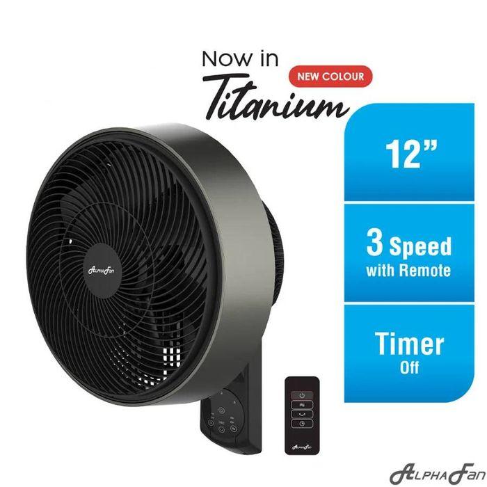 Alpha Motto Wall Fan WF 60/12 - AC Titanium | TBM Online