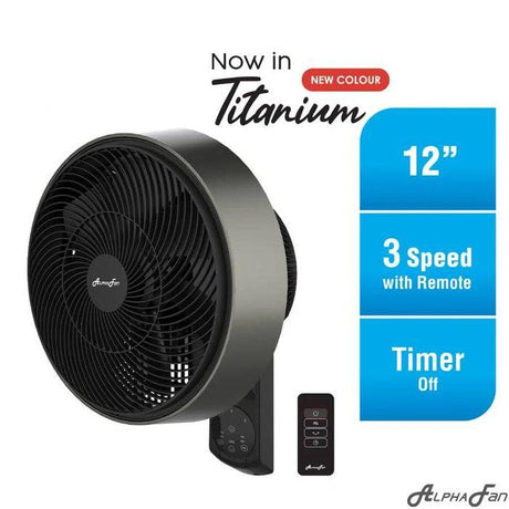 Alpha Motto Wall Fan WF 60/12 - AC Titanium | TBM Online