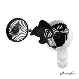 Alpha MOTTO WF B31/8 Motto Wall Fan 8 Inch 3 Blades White Black | TBM Online