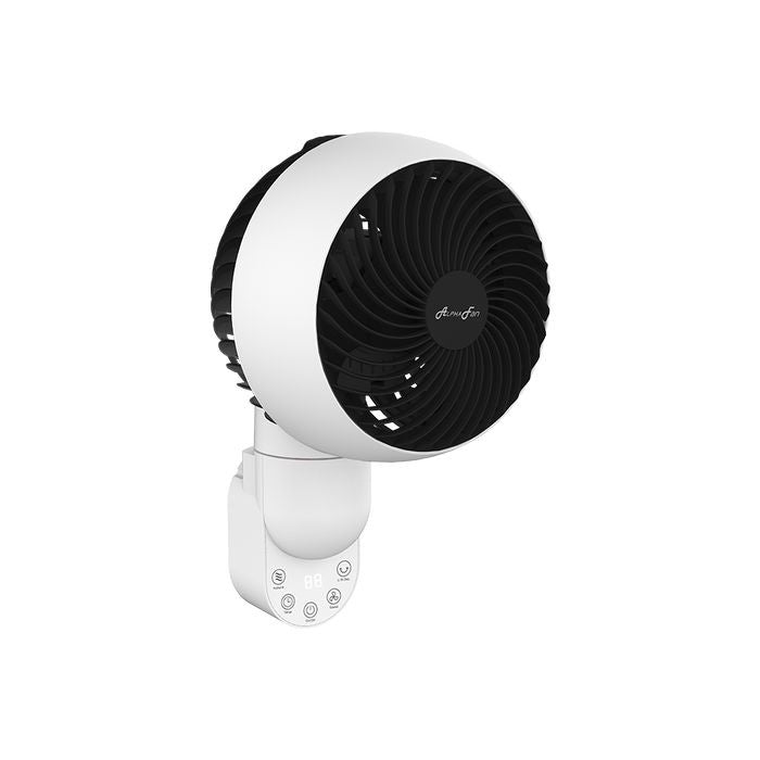 Alpha MOTTO WF B31/8 Motto Wall Fan 8 Inch 3 Blades White Black | TBM Online