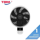 Alpha MOTTO WF B32/14 WHITE BLACK Wall Fan 14 Inch DC Motor White Black | TBM Online