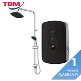 Joven SL30 IP R/S BLACK Home Shower Rain Shower With DC Pump Black