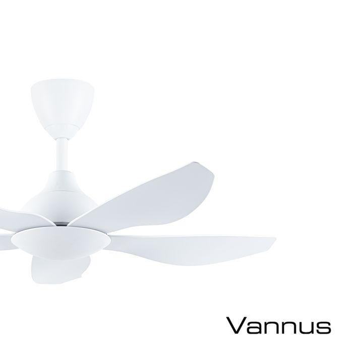 Alpha Vannus SENI-5B/40 MATT WHITE Ceiling Fan 40" 5 Blades Matt White