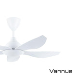 Alpha Vannus SENI-5B/40 MATT WHITE Ceiling Fan 40" 5 Blades Matt White