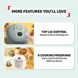 Tefal RK5354 0.7L POP Rice Cooker Eucalyptus 0.7L (4 Cups)