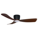 Alpha Alkova MILI-3B/52 LED HG WALNUT/MB Ceiling Fan 52" 3 Blades Walnut Matt Black