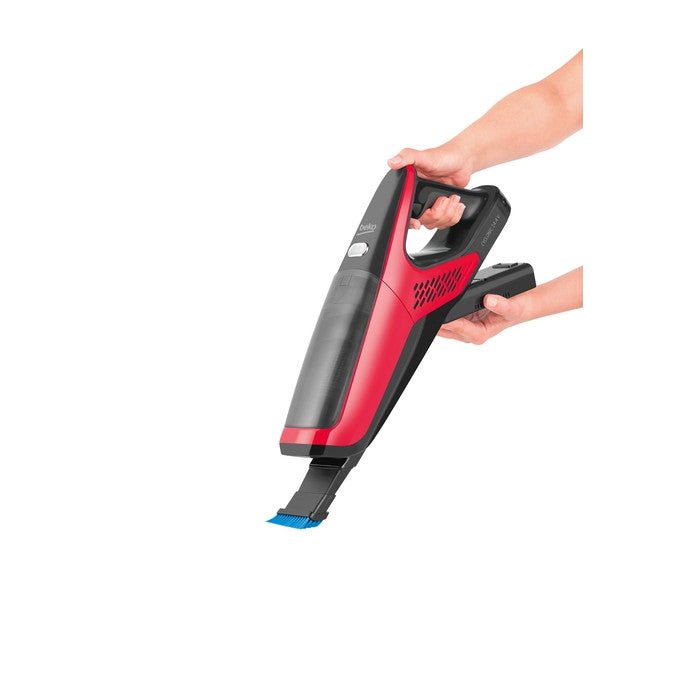 Beko VRT61814VR Cordless Vacuum Turbo Brush Twin Brush 0.5L 14.5V Red | TBM Online