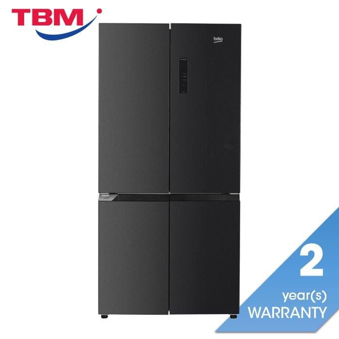 Beko GNO5001HFVKMY 4 Doors Fridge 472L Prepainted Dark Inox | TBM Online