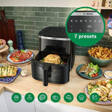 Bosch MAF671B0GB 7.2L Air Fryer Illuminated Interior Double Layer Black | TBM Online