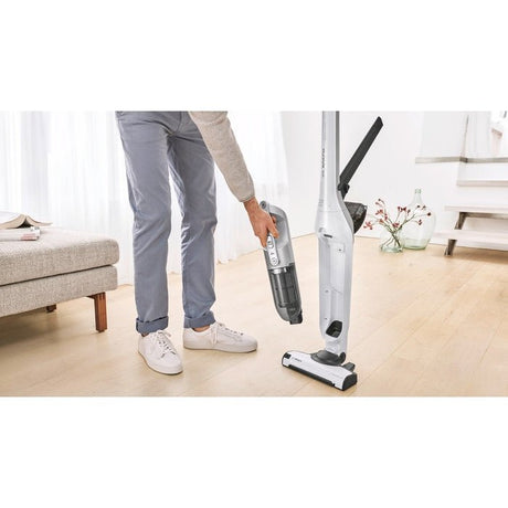 Bosch BCH3P2301 Handstick Vacuum Series 4 Flexxo 23.0V 2 In 1 Polar White Metallic | TBM Online