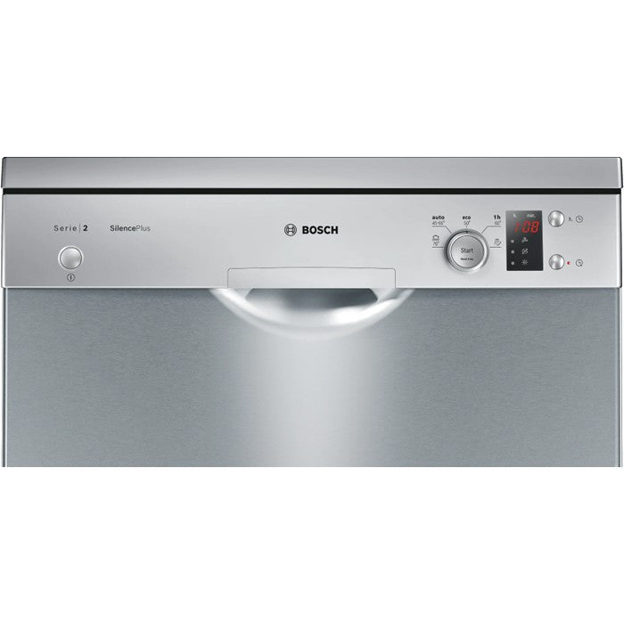 Bosch SMS25AI00V Freestanding Dishwasher Series 2 60cm Silver Inox | TBM Online