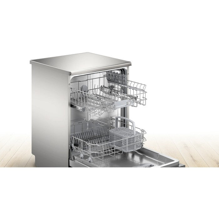Bosch SMS25AI00V Freestanding Dishwasher Series 2 60cm Silver Inox | TBM Online