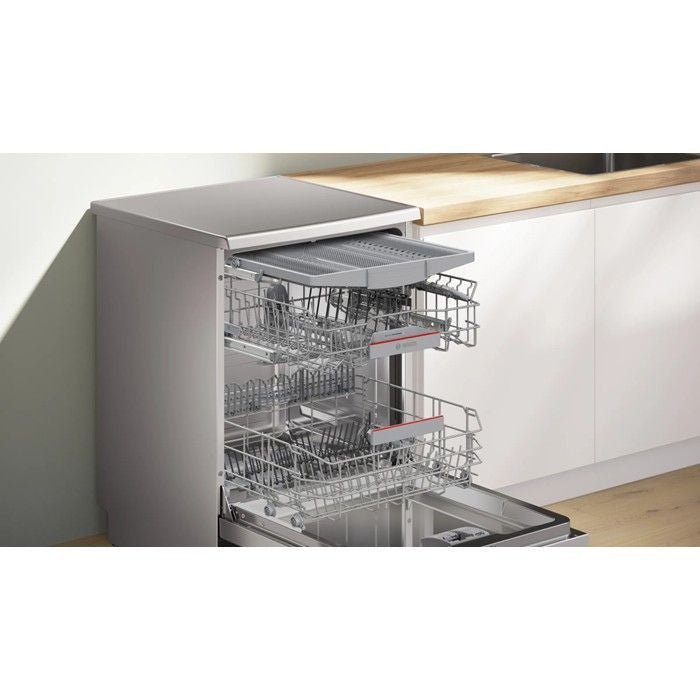 Bosch SMS4ECI26E Freestanding Dishwasher 60cm Brushed Steel Anti - Fingerprint | TBM Online