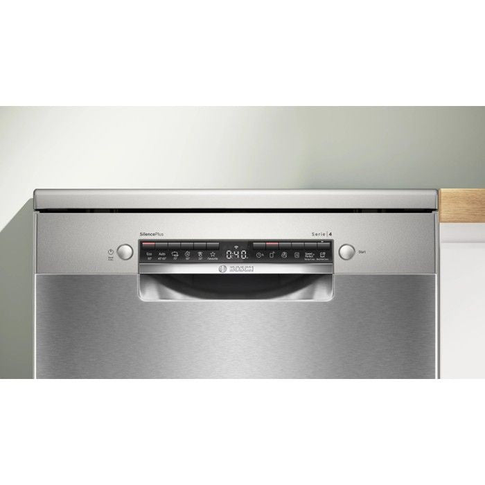 Bosch SMS4ECI26E Freestanding Dishwasher 60cm Brushed Steel Anti - Fingerprint | TBM Online