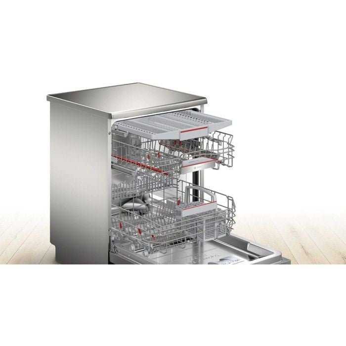 Bosch SMS6ZCI37Q Free - Standing Dishwasher 60cm Brushed Steel Anti - Fingerprint | TBM Online