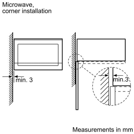 Bosch BEL554MS0B Built - in Microwave Oven | TBM Online