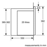 Bosch BEL554MS0B Built - in Microwave Oven | TBM Online