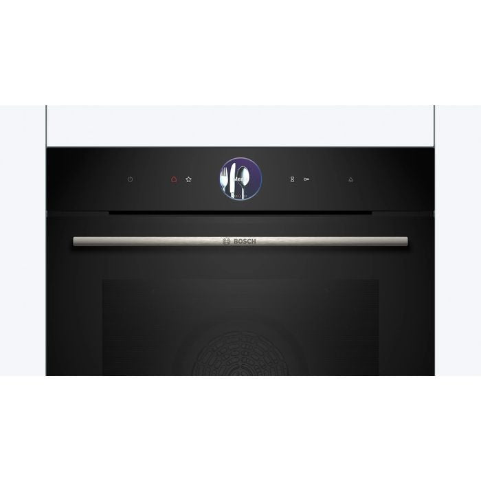 Bosch HSG7364B1 Built - In Steam Oven Series 8 60 cm Black | TBM Online