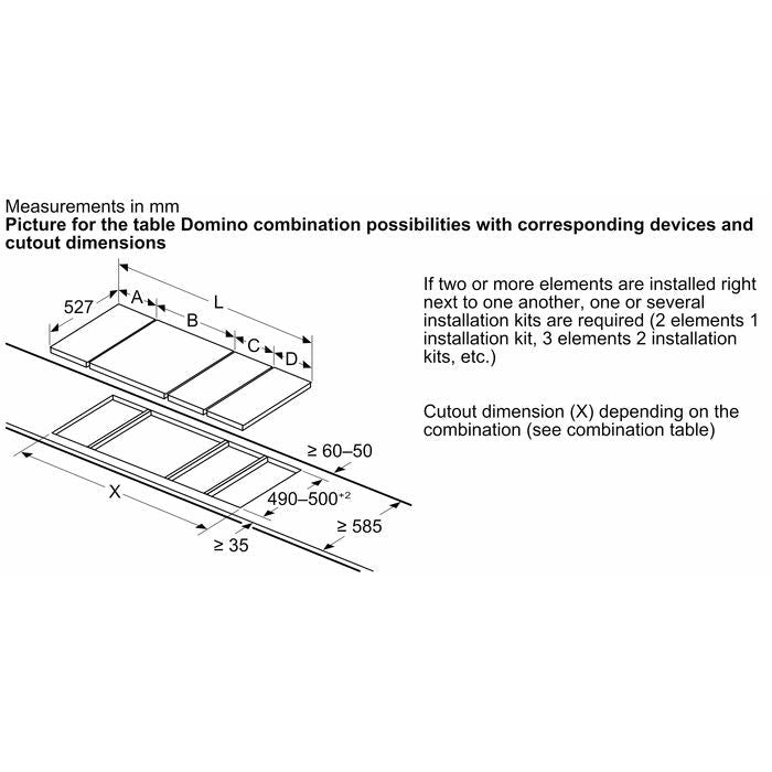 Bosch PKF375FP2E Domino Electric Hob 30cm Black | TBM Online