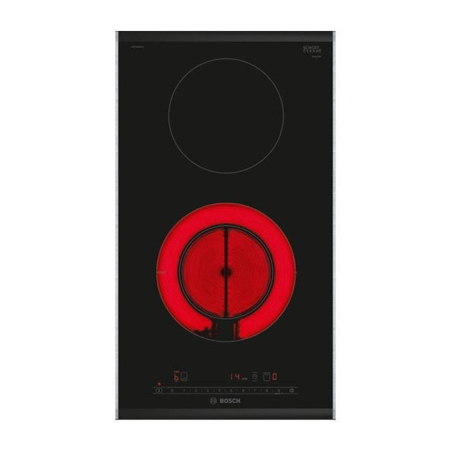 Bosch PKF375FP2E Domino Electric Hob 30cm Black | TBM Online