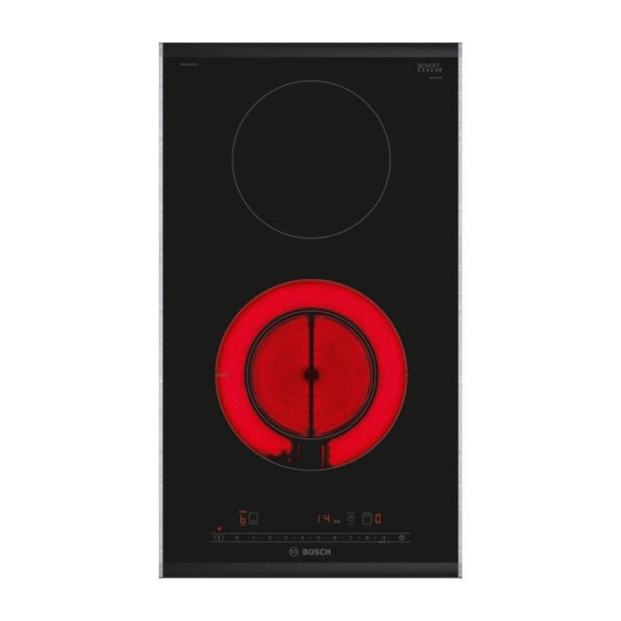 Bosch PKF375FP2E Domino Electric Hob 30cm Black | TBM Online