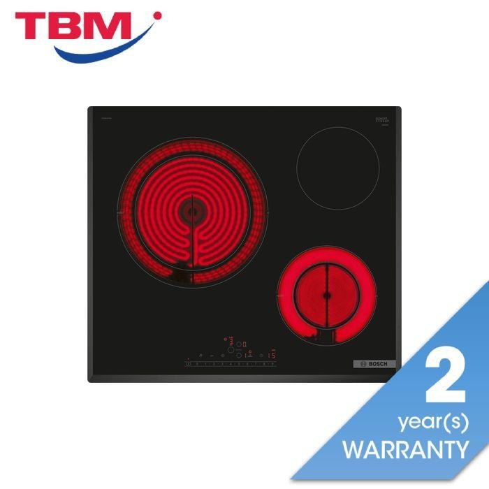 Bosch PKK651FP8E Series 6 Electric Hob 60 CM Black | TBM Online