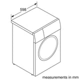 Bosch WGB254A0SG Front Load Washer 10kg Ser 8 Anti Stain | TBM Online