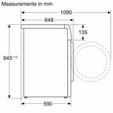 Bosch WGB254A0SG Front Load Washer 10kg Ser 8 Anti Stain | TBM Online