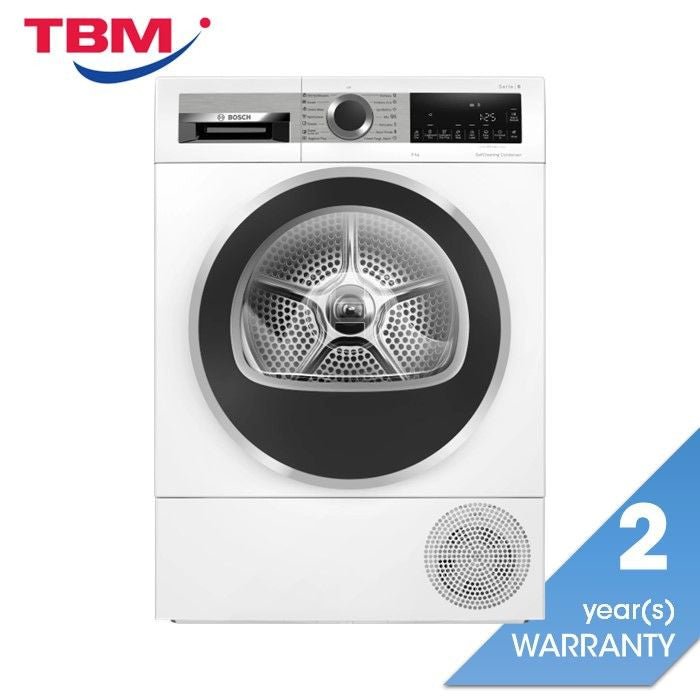 Bosch WQG24200SG Heat Pump Condenser Dryer Series 6 9.0kg | TBM Online